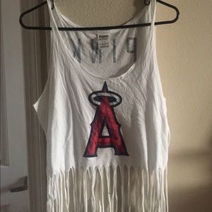 Angels Victorias secret crop top with fringe